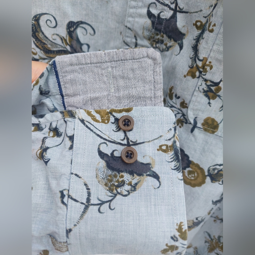 Tommy Bahama "Island Soft" L/S Button Down Shirt XL 100% Cotton - Picture 4 of 8